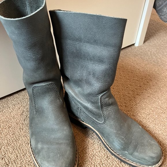 Roots Tribe Rollover Boots - Grey - Picture 5 of 5